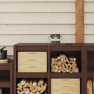 Barva za les Rjava 16,5 x 16,5 x 16 cm Tisk na steno