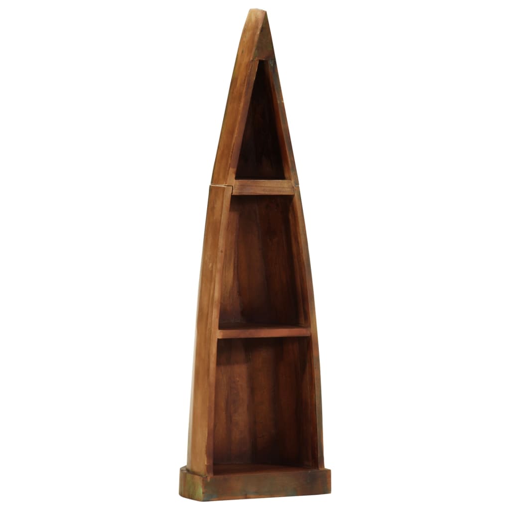 Armoire en forme de bateau bois achats massif de récupération bibliothèque vidaXL
