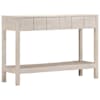 vidaXL konsoollaud, valge, 110 x 35 x 75 cm, mangopuit