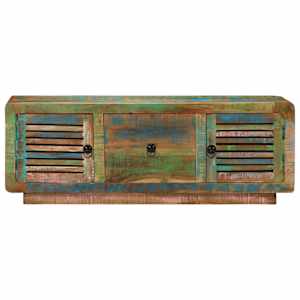 TV skříňka 110 x 30 x 40 cm masivní recyklované dřevo - obrázek 2