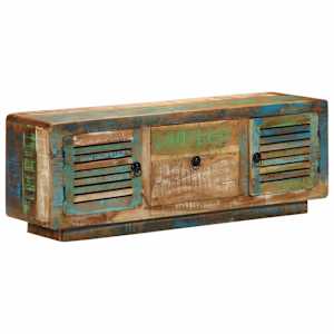 TV skříňka 110 x 30 x 40 cm masivní recyklované dřevo - obrázek 10