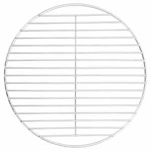 vidaXL &uuml;mmargune grillrest, &Oslash;34,5 cm, 304 roostevaba teras
