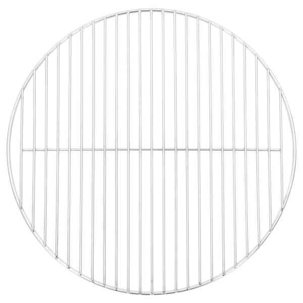vidaXL &uuml;mmargune grillrest, &Oslash;44,5 cm, 304 roostevaba teras
