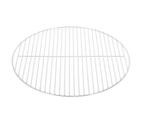 vidaXL Решетка за барбекю, кръгла, Ø50 см, неръждаема стомана 304