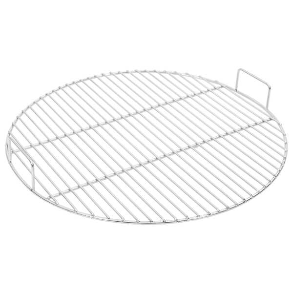 vidaXL &uuml;mmargune grillrest k&auml;epidemetega, &Oslash;54 cm, roostevaba teras