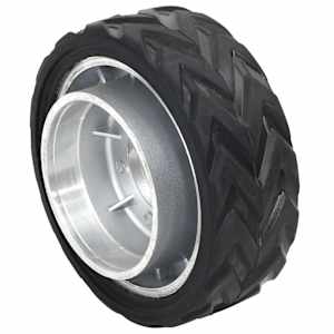 vidaXL haagise tugiratta ratas, &Oslash;19,5x10 cm, alumiinium ja kumm