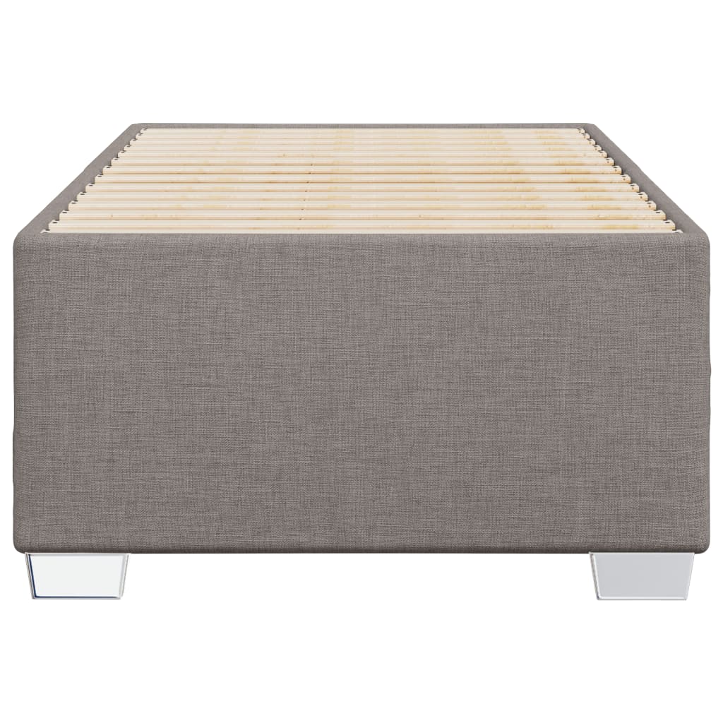 vidaXL Bedframe zonder matras 80x200 cm stof taupe, foto 4
