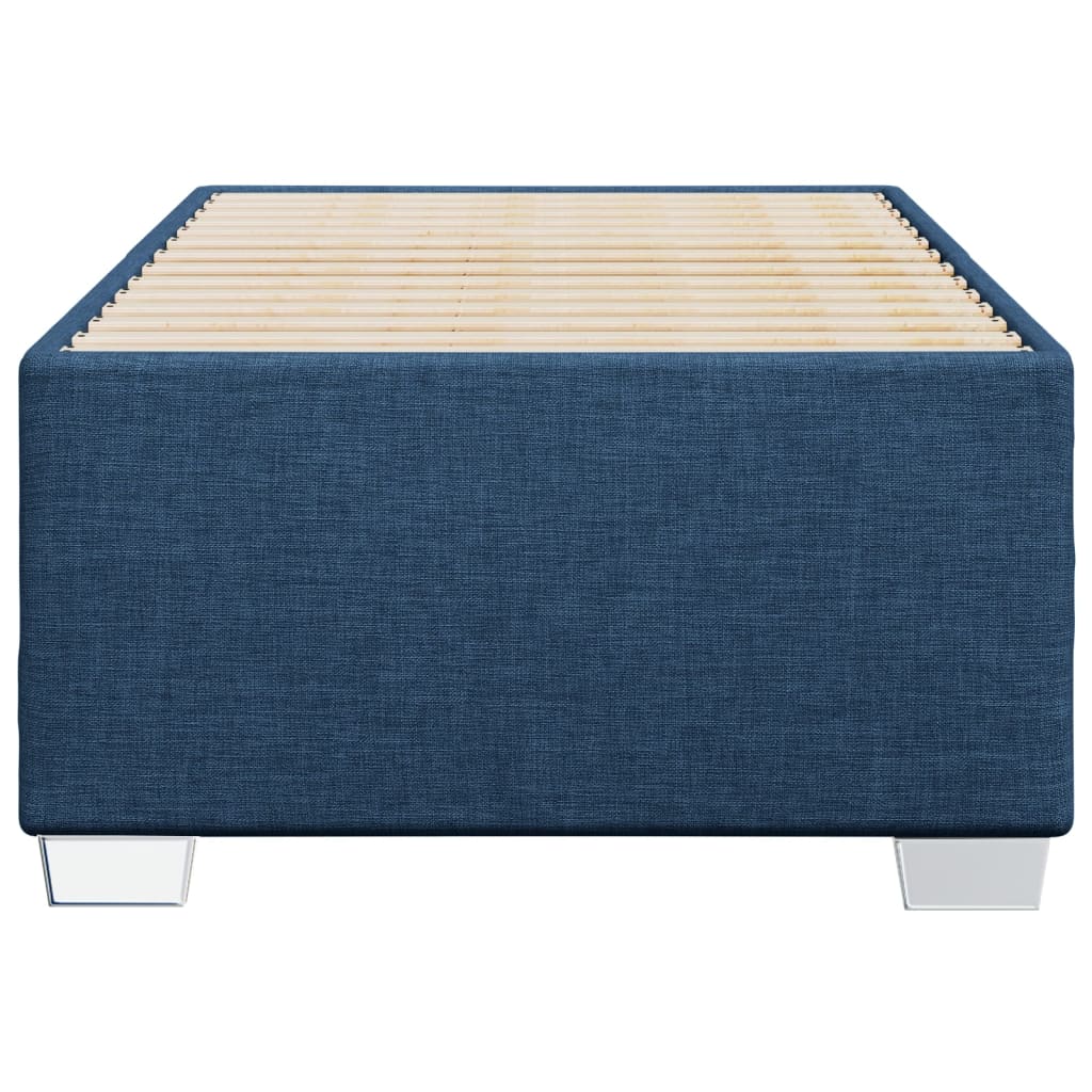 vidaXL Bedframe zonder matras 80x200 cm stof blauw, foto 4