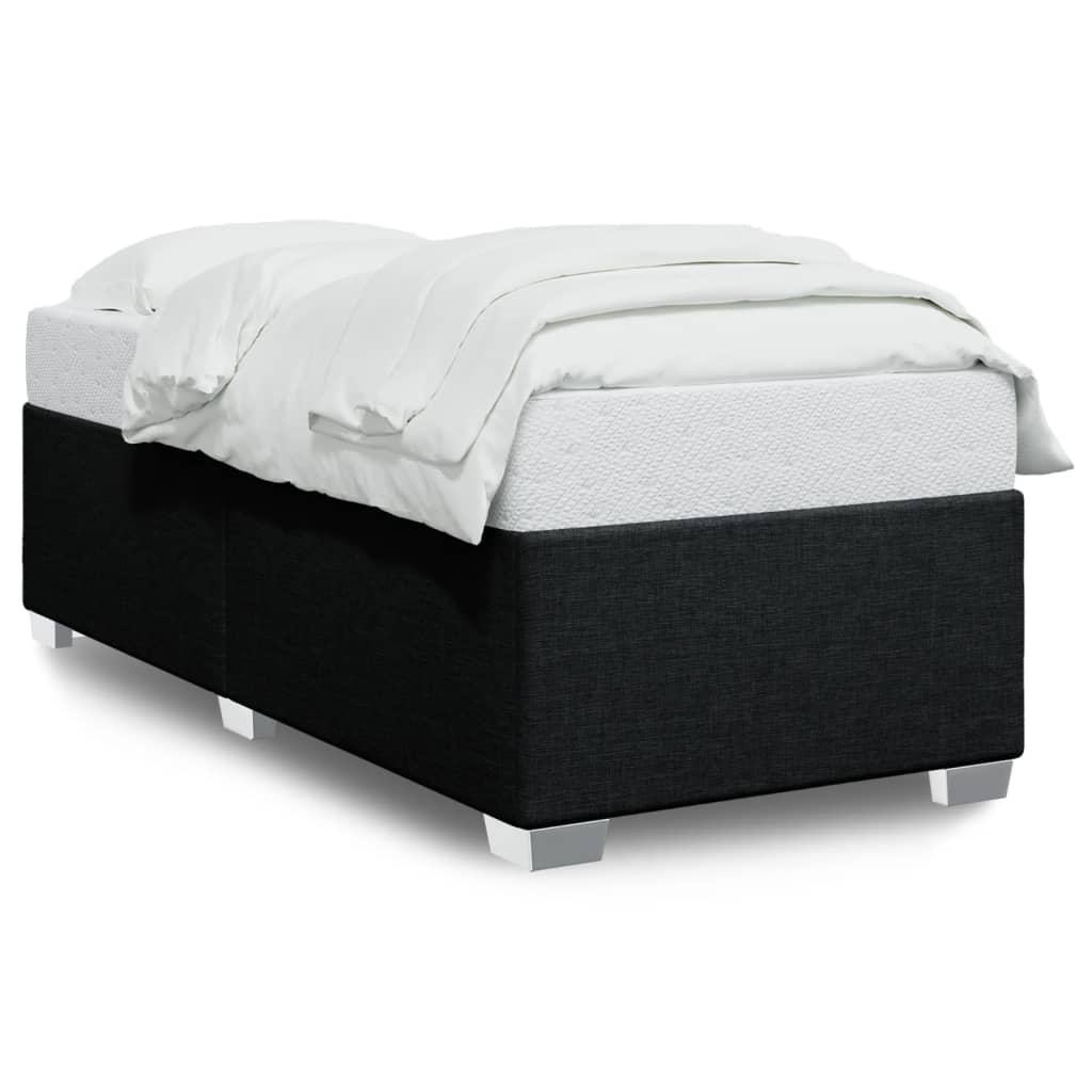 vidaXL Bedframe zonder matras 90x200 cm stof zwart, foto 3
