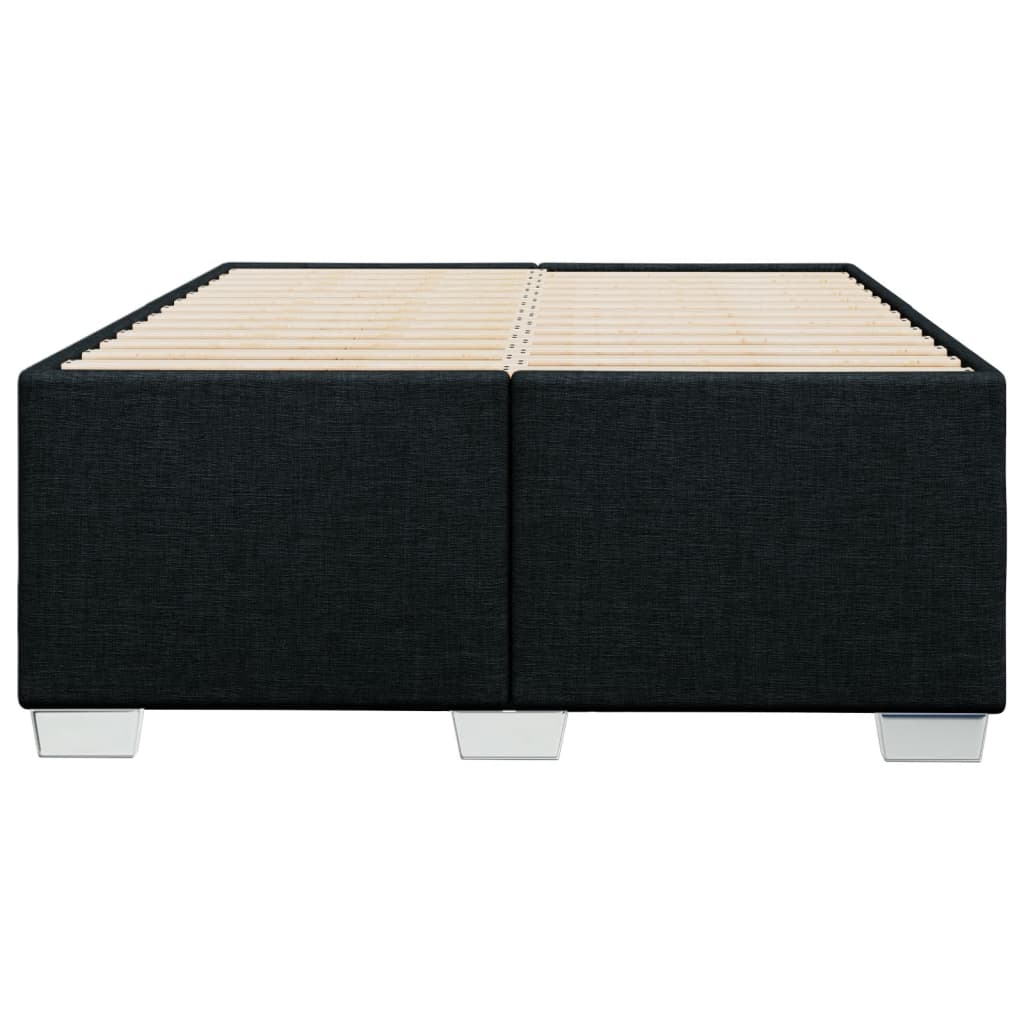 vidaXL Bedframe zonder matras 120x200 cm stof zwart, foto 4