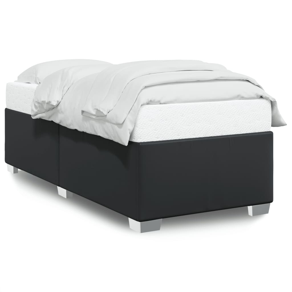 vidaXL Bedframe kunstleer zwart 80x200 cm, foto 3