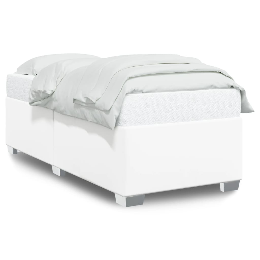 vidaXL Bedframe kunstleer wit 80x200 cm, foto 3