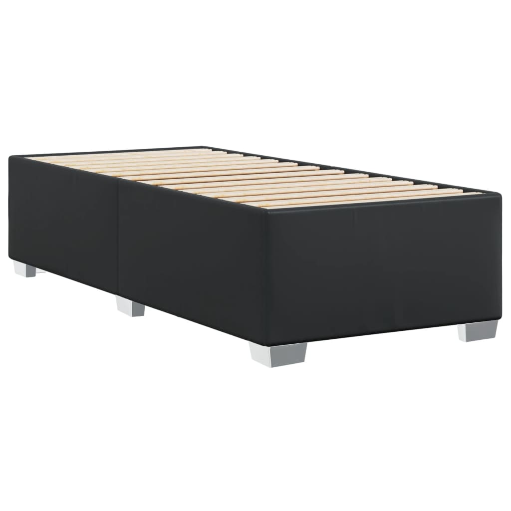 vidaXL Bedframe kunstleer zwart 90x190 cm afbeelding