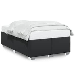 Rám postele bez matrace černá 120x190 cm umělá kůže - obrázek 2