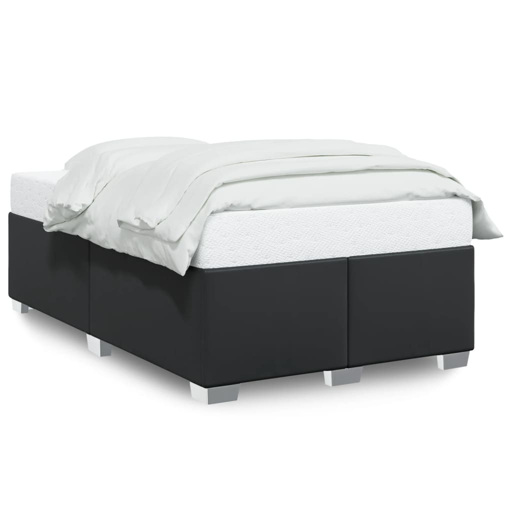 vidaXL Bedframe kunstleer zwart 120x200 cm, foto 3