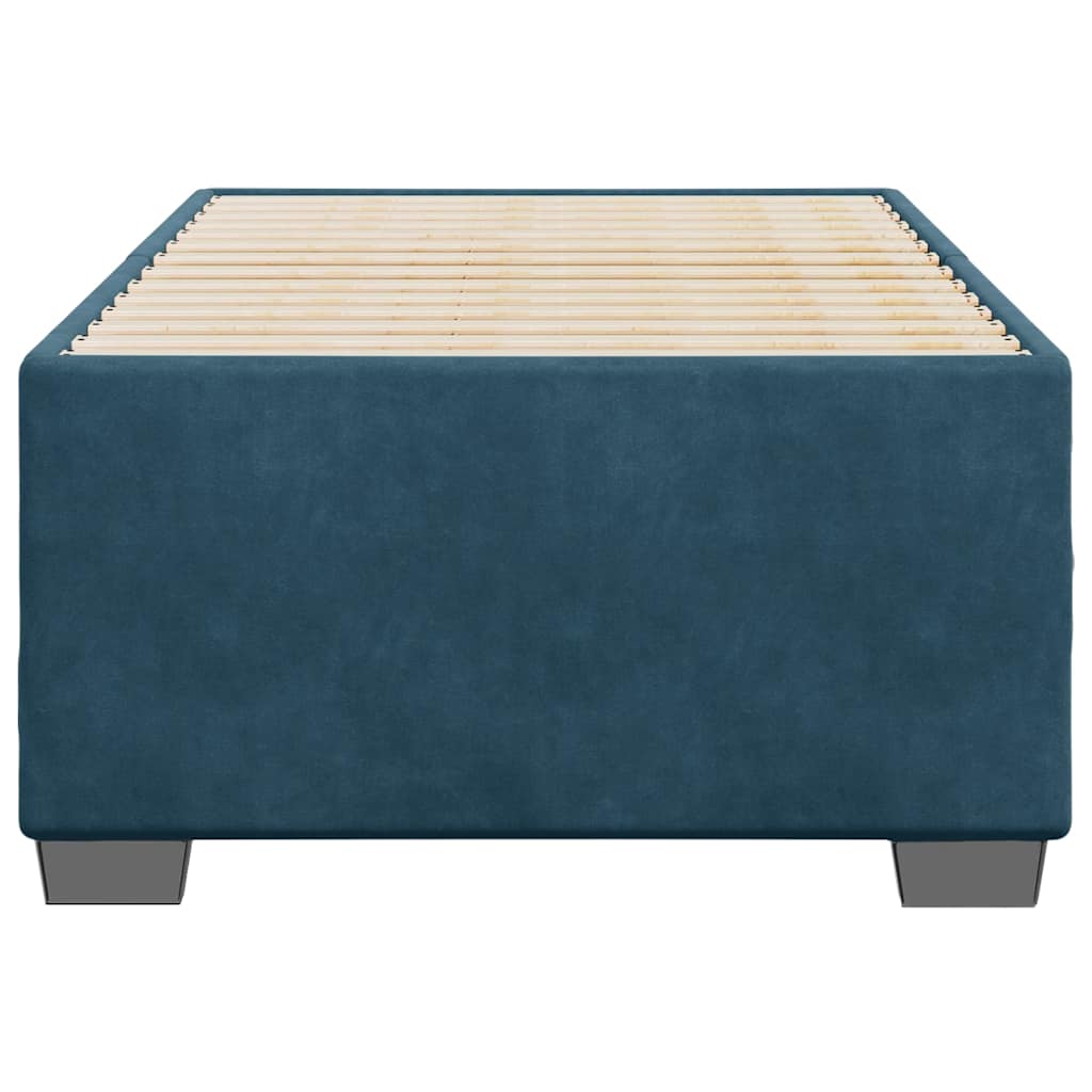 vidaXL Bedframe fluweel blauw 100x200 cm, foto 4