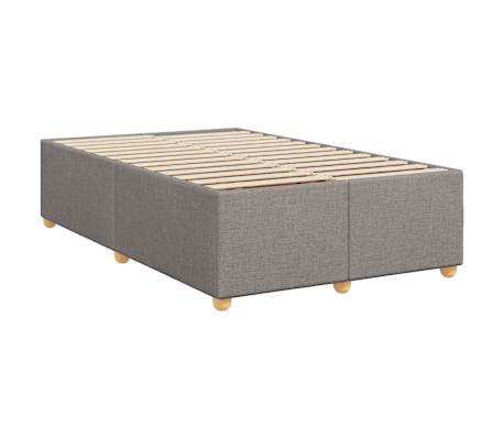 vidaXL Πλαίσιο Κρεβατιού χωρίς στρώμα Taupe 120x190 εκ. Υφασμάτινο