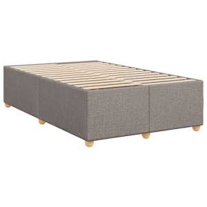 vidaXL Πλαίσιο Κρεβατιού χωρίς στρώμα Taupe 120x190 εκ. Υφασμάτινο