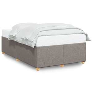 Rám postele bez matrace taupe 120 x 200 cm textil - obrázek 2