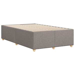 Rám postele bez matrace taupe 120 x 200 cm textil - obrázek 6