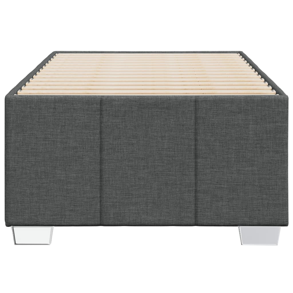 vidaXL Bedframe zonder matras 80x200 cm stof donkergrijs grijs, foto 4