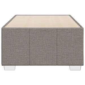 Rám postele bez matrací taupe 80x200 cm textil - obrázek 4