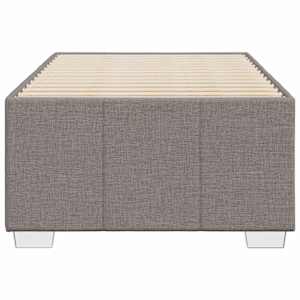 Rám postele bez matrací taupe 90x200 cm textil - obrázek 4