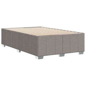 Rám postele bez matrace taupe 120 x 200 cm textil - obrázek 6