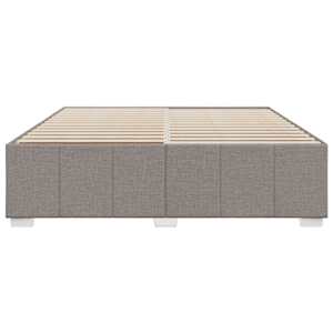 Rám postele bez matrace taupe 180 x 200 cm textil - obrázek 4