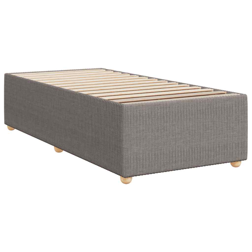 Thumbnail - vidaXL Bettgestell ohne Matratze Taupe 90x190 cm Stoff