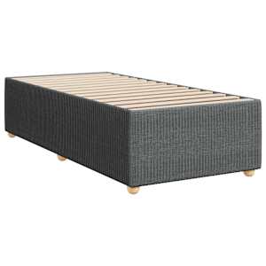 vidaXL Cadre de lit sans matelas gris fonc&eacute; 90x200 cm tissu