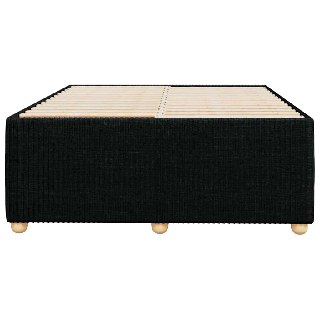 vidaXL Bedframe zonder matras 120x200 cm stof zwart, foto 4