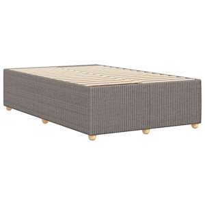 Rám postele bez matrace taupe 120 x 200 cm textil - obrázek 6