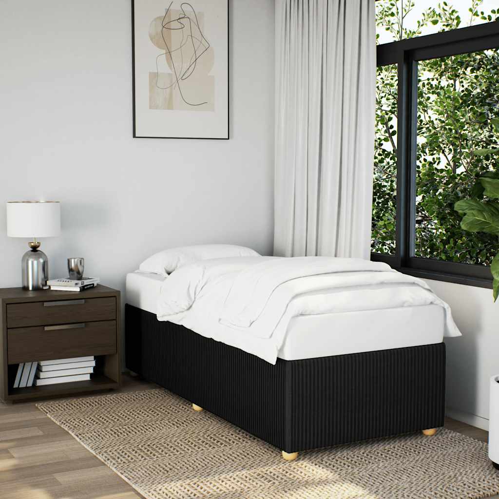 TopSellers-Bed Frame - Black King Single Fabric - Comfortable Support