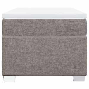 Box spring postel s matrací taupe 80x200 cm textil - obrázek 4