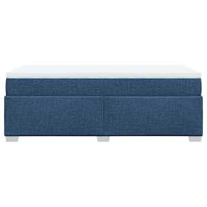 Box spring postel s matrací modrá 80x200 cm textil - obrázek 8