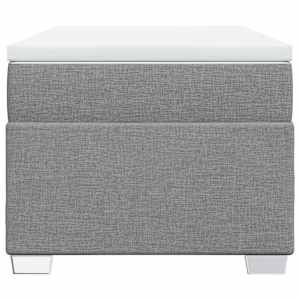 Box spring postel s matrací světle šedá 90x190 cm textil - obrázek 4
