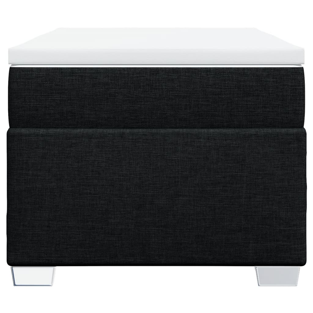 vidaXL Boxspring met matras stof zwart 90x190 cm, foto 4