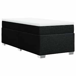 Box spring postel s matrací černá 90x190 cm textil - obrázek 9