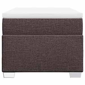 Box spring postel s matrací tmavě hnědá 90x190 cm textil - obrázek 4