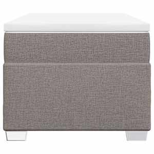 Box spring postel s matrací taupe 90x190 cm textil - obrázek 4