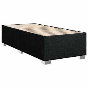 Box spring postel s matrací černá 90x200 cm textil - obrázek 5