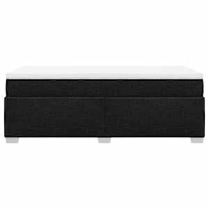 Box spring postel s matrací černá 100 x 200 cm textil - obrázek 8