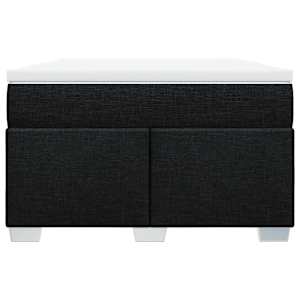 Box spring postel s matrací černá 120x190 cm textil - obrázek 4