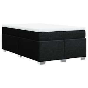 Box spring postel s matrací černá 120x190 cm textil - obrázek 9