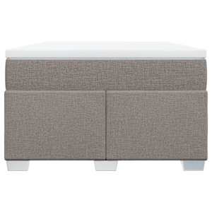 Box spring postel s matrací taupe 120x190 cm textil - obrázek 4