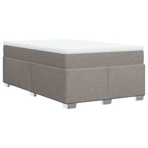 Box spring postel s matrací taupe 120x190 cm textil - obrázek 9