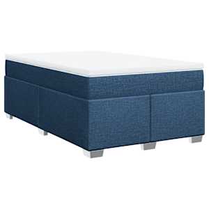 Box spring postel s matrací černá 120x190 cm textil - obrázek 2