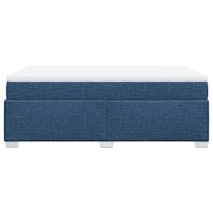 Box spring postel s matrací černá 120x190 cm textil - obrázek 8