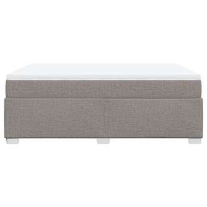 Box spring postel s matrací taupe 140x190 cm textil - obrázek 8